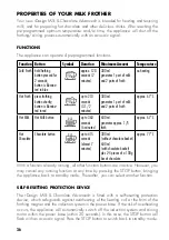 Preview for 36 page of Gastroback Design Milk & Chocolate Advanced Operating Instructions Manual