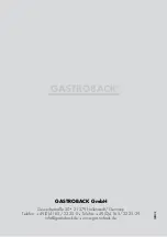 Preview for 25 page of Gastroback Design Mincer Advanced Operating Instructions Manual
