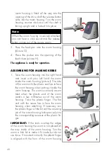 Preview for 48 page of Gastroback Design Mincer Plus Operating Instructions Manual