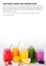 Preview for 3 page of Gastroback Design Multi Juicer Digital - Smoothie Operating Instructions Manual