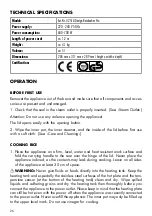 Preview for 26 page of Gastroback Design Rise Cooker Pro Operating Instructions Manual