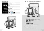 Preview for 8 page of Gastroback Design Stand Mixer Advanced Digital Operating Instructions Manual