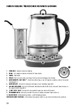 Preview for 12 page of Gastroback Design Tea Aroma Plus Operating Instructions Manual