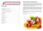 Предварительный просмотр 2 страницы Gastroback Design Waffle Maker Pro Operating Instructions Manual