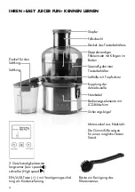 Предварительный просмотр 4 страницы Gastroback Easy Juicer Fun Operating Instructions Manual