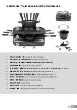 Предварительный просмотр 51 страницы Gastroback Raclette Fondue Set Family and Friends Operating Instructions Manual