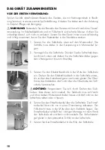 Предварительный просмотр 10 страницы Gastroback Vital Juicer Pro Operating Instructions Manual