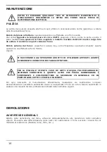 Preview for 14 page of Gastrodomus 1/40 Instructions For Use And Maintenance Manual