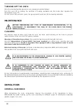 Preview for 40 page of Gastrodomus 1/40 Instructions For Use And Maintenance Manual