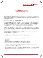 Предварительный просмотр 3 страницы Gastrodomus COOKMATIC Manual