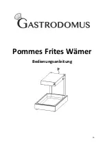 Предварительный просмотр 15 страницы Gastrodomus CW-1/1 Instruction Manual