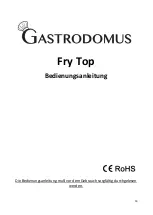 Предварительный просмотр 14 страницы Gastrodomus FRY100L User Manual