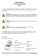 Предварительный просмотр 9 страницы Gastrodomus FRY8C Instruction Manual