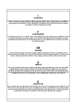 Предварительный просмотр 2 страницы Gastrodomus GG25L Installation, Operating And Service Instructions