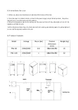 Preview for 9 page of Gastrodomus PW-60 User Manual