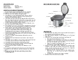 Preview for 10 page of Gastrodomus SC8195 Use And Maintenance