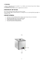 Preview for 7 page of Gastrodomus SW10 Installation, Operating And Service Instructions