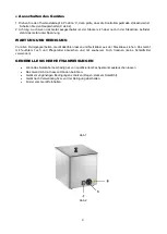 Preview for 9 page of Gastrodomus SW10 Installation, Operating And Service Instructions