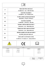 Gastrodomus TOM443 Series Installation - Use - Maintenance предпросмотр