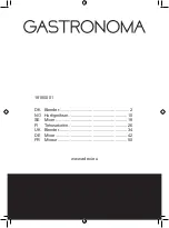 Gastronoma 18180001 Manual preview