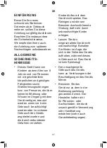 Preview for 47 page of Gastronoma 18210002 Manual