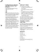 Preview for 49 page of Gastronoma 18310011 Manual