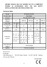 Preview for 12 page of Gaswinkel KF-001B User Manual