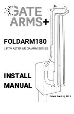 Preview for 1 page of GATE ARMS+ FOLDARM180 Installation Manual