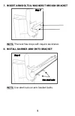 Preview for 7 page of GATE ARMS+ FOLDARM180 Installation Manual