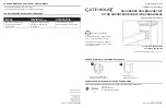 Preview for 1 page of Gate House 73013962 Quick Start Manual