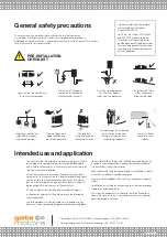 Предварительный просмотр 2 страницы Gate Motors MyGate myAster 3 Installation Manual