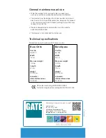 Preview for 6 page of Gate Bure Ortho 56-317T Instructions For Use Manual