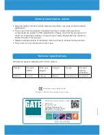 Preview for 8 page of Gate Bure Rise & Go 56-316 Instructions For Use Manual