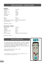 Preview for 4 page of Gate Bure Rise & Go Technical Manual