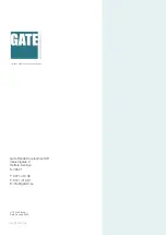 Предварительный просмотр 8 страницы Gate Bure Space User Manual