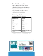 Preview for 6 page of Gate Bure Standard GAS 56-311 Instructions For Use Manual