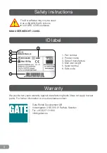 Предварительный просмотр 6 страницы Gate Bure XL EL 56-315 Technical Manual