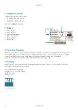 Preview for 8 page of Gate Bure XL Technical Manual