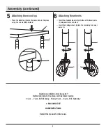 Preview for 6 page of Gatefield 1002 949 746 Use And Care Manual