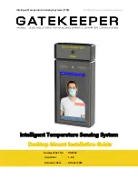 Gatekeeper Systems ITSS Desktop Mount Installation Manual preview