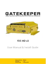 Preview for 1 page of Gatekeeper Y35 HD v3 User Manual & Installation Manuallines