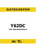 Gatekeeper Y62DC User'S Operating Manual preview