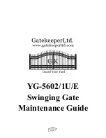 Preview for 35 page of Gatekeeper YG-5602 Owner'S Manual