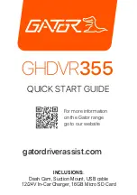 Preview for 1 page of Gater GHDVR355 Quick Start Manual