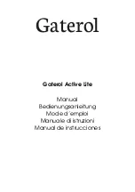 Preview for 1 page of Gaterol Active Lite Manual