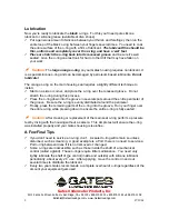 Предварительный просмотр 37 страницы Gates Underwater Products EM419 Setup, Use And Care Manual