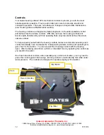 Предварительный просмотр 12 страницы Gates Underwater Products EX1R Setup, Use And Care Manual