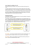 Предварительный просмотр 15 страницы Gates Underwater Products EX1R Setup, Use And Care Manual