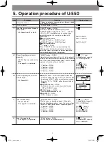 Preview for 8 page of Gates Unitta Asia U-550 Operation Manual