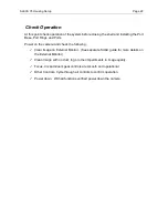 Preview for 22 page of Gates ALEXA 35 Setup, Use And Care Manual